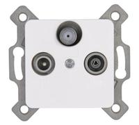 Kopp 915813089 - Toma de Corriente Schuko, Color: Blanco