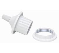 Kopp aislante plástico de casquillo E27 con tapa, color blanco, 214401048