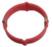 Kopp Anillo nivelador de yeso, profundidad: 12mm, para caja de interruptores empotrada Ø60mm, rojo, paquete profesional: 15 piezas, 357101500