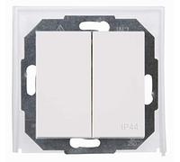 Kopp Athenis 699529084 - Interruptor de pared para espacios húmedos, color blanco