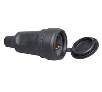 Kopp Base de enchufe 2p+t Negro 230 V Con Tapa