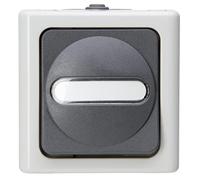 Kopp BLUE ELECTRIC 561456001 - Pulsador (5 unidades), color gris