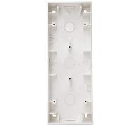 Kopp - Carcasa de 3 Compartimentos para Montaje en Superficie, Color: Blanco Puro, 374929002