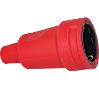 Kopp Contraste Enchufe RA Goma Rojo 16A - 180412000 [5 Piezas]