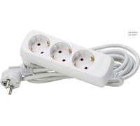 Kopp Enchufe de Mesa Artic White de 3 Vías con Cable de 5m - 128690659 [10 Piezas]