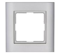 Kopp Marco para Enchufes, para 1 Enchufe Athenis, Color Acero, 402147064