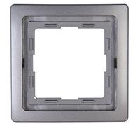 Kopp Marco para Enchufes, para 1 Enchufe Venedig, Color Platino, 400143068