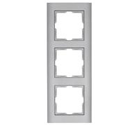 Kopp Marco para Enchufes, para 3 Enchufe Athenis, Color Acero, 402747062