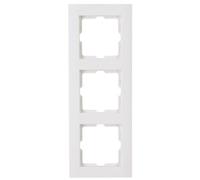 Kopp Marco para Enchufes, para 3 Enchufe Athenis, Color Blanco Puro, 402729060