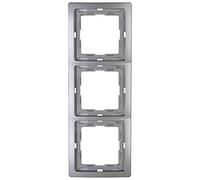 Kopp Marco para Enchufes, para 3 Enchufe Venedig, Color Platino, 400343064