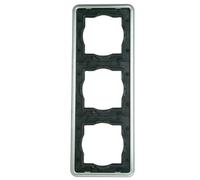 Kopp Marco para Enchufes, para 3 Enchufe Vision, Color Acero,302520079