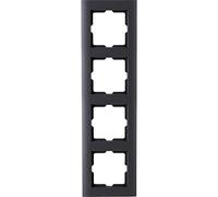 Kopp Marco para Enchufes, para 4 Enchufe Athenis, Color Antracita, 402815062