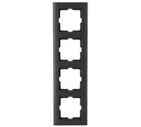 Kopp Marco para Enchufes, para 4 Enchufe Athenis, Color Antracita, 402815062