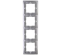 Kopp Marco para Enchufes, para 4 Enchufe Venedig, Color Platino, 400443067