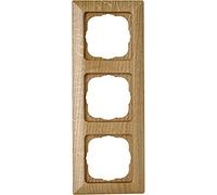 Kopp Milano Marco para interruptor triple, color: roble, 306730069