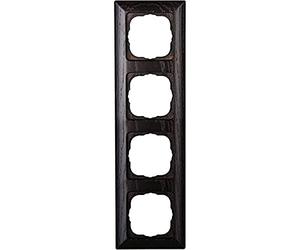 Kopp Milano wengué - Marco para 4 enchufes, 1 pieza, 306837069