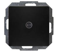 Kopp París 650674080 - Interruptor universal con iluminación empotrable, color negro mate
