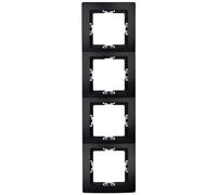 Kopp Marco para 4 orificios, color negro mate, 308750065