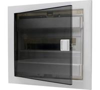Kopp rasante - Caja de distribución con puerta de plástico de 1 fila, para 12 pole, 1 pieza, gris/negro, 346001004