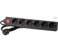 Kopp Regleta Conmutada 6V Con Cable 1,4m Negro - 120915006 [10 Piezas]