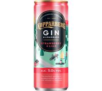 Kopparberg Gin Lemon Fresa y Lima Lata 25cl. C-12 Latas