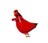 Kopper-24 Airwalker - Globo de helio para caminar con forma de gallo, decoración para niños, cumpleaños, fiestas, bodas, niños, regalo de JGA, decoración de animales