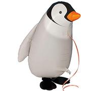 Kopper-24 Airwalker - Globo de pingüino con forma de animales corrientes, helio para caminar, decoración para niños, cumpleaños, fiestas, bodas, niños, regalo JGA, decoración de animales