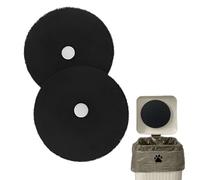 Kopuncare Desodorante de cubo de basura, desodorante de cubo de basura con succión magnética, desodorante de cubo de pañales, eliminador de olores de cubo de basura, filtro de carbón activado natural,