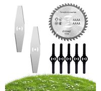 KOQAIIZ 8pcs Cuchilla Desbrozadora, Cuchilla Desbrozadora Trituradora, Accesorios Cuchilla Desbrozadora Para Cortacésped Accesorios Para Cuchilla De Repuesto
