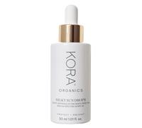 KORA Organics Silky Sun Drops Suero protector solar mineral FPS 30 Reparador de la barrera cut nea Certificado org nico Libre de crueldad animal