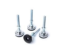 Kora Pie para máquina de 50 x 40 mm, M16 x 100 mm, pie de Ajuste, pie de nivelación, Elemento de Apoyo KLS5