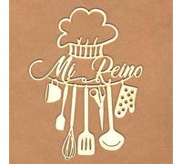 KORA projects - Chipboard - Mi reino cocina - Silueta de cartón prensado para Scrapbooking y Manualidades