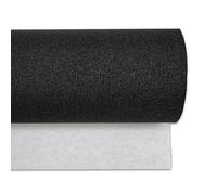 KORA projects - Tela para encuadernar de 35 x 70 cm. Clásica (Negro)