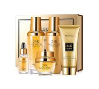 KORAL - kit de lujo rutina cosmetica facial con oro para todo tipo de pieles. Fórmulas Coreanas cargadas de ingredientes activos - Puro Lujo para tu piel.