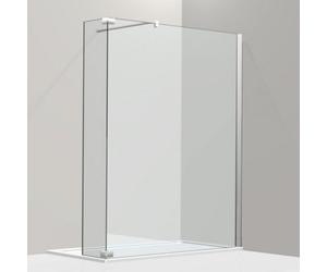 Koralle WalkIn - pared lateral independiente con pared lateral en un ángulo de 90 grados, S800 WWWM R 140, derecha, 1390-1405x2000mm, VD02114020CA1, Cabinas de ducha: Marco: plata alto brillo, vidrio: