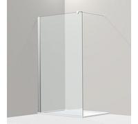 Koralle WalkIn - pared lateral independiente, S800 WW 140, 1390-1405x2000mm, VD00714020CA1, Cabinas de ducha: Marco: plata alto brillo, vidrio: ESG