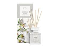 ipuro - Ambientador Essentials White Lily 50 ml | Ambientador con melocotón, lirio del valle, jazmín, clavel, almizcle blanco y madera de cedro | difusor con varillas | ambientador para el hogar