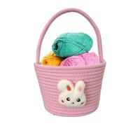 Korb Para Pascua, Basket Pascua | Sweet Rabbits -Sweet Warehouse Tank | Canasta De Pascua De Conejito Para Niños, Trate El Cubo De La Con Agarre Para La Búsqueda De Huevos Dulces Tratados