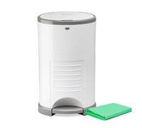 Korbell - Cubo para pañales de 26 L, manos libres y ecológico + 1 recambio