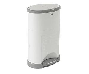 Korbell - MAXI - Cubo de pañales - 26 L - Blanco - Económico - Ecológico - Pedal - Capacidad de 60 capas (KRM280DS)