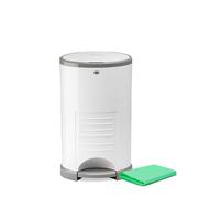 Korbell Mini - Cubo para pañales de 9 L, manos libres y ecológico + 1 recambio