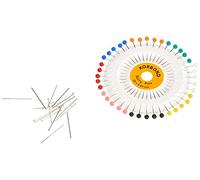 Korbond 40 Agujas de Colores y 25 g de Agujas de Cabeza Plana