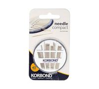 Korbond Agujas de coser compactas de 40 piezas, surtido de agujas para coser a mano, entre agujas de tapiz y zurcido