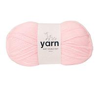 Korbond Baby Double Knit Hilo de Punto Doble, 100g, Acrílico, Rosa (Pink), 290 Meter
