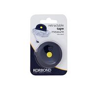 KORBOND Cinta métrica retráctil de Costura, tamaño Bolsillo, Suave, no elástica, con números Grandes, para Sastre, Manualidades, Medidas corporales, Bricolaje, 150 cm