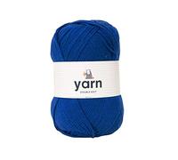 Korbond DK Royal Blue Yarn - Ovillo de lana acrílica de 100 g, ligero, hipoalergénico y duradero, de doble punto (290 m en total)