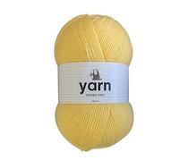 Korbond Double-Knit Acrylic Hilo de Punto Doble, 100g, Acrílico, Amarillo (Buttercup), 1 Ball, 290