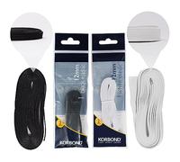 Korbond Elástico 12 mm x 2 m en Blanco y Negro