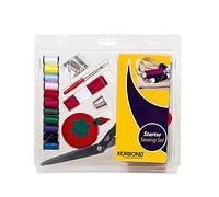 KORBOND Juego de Costura para Principiantes, 21 Piezas de Accesorios Esenciales para Manualidades y reparación, Costura a Mano