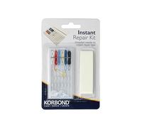 Korbond Kit de reparación instantánea - Cinta de dobladillo + kit de agujas roscadas - para reparación rápida de ropa y tapicería